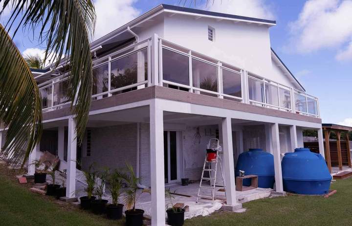 Coloration du bâtiment Guadeloupe